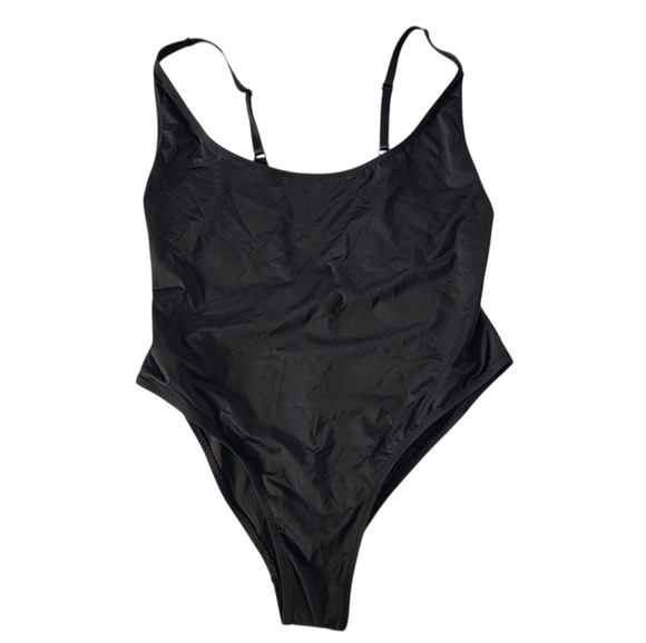 SKIMS Other - SKIMS SWIM SCOOP NECK ONE PIECE Swimsuit Bathing suit Onyx Black 2X